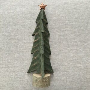 🎄Rustic Christmas Tree With Star and Some Glitter.